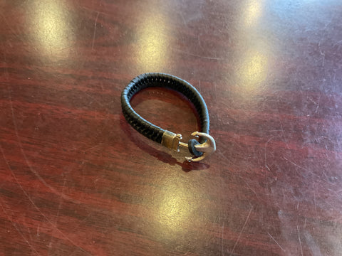 Black Anchor Bracelet