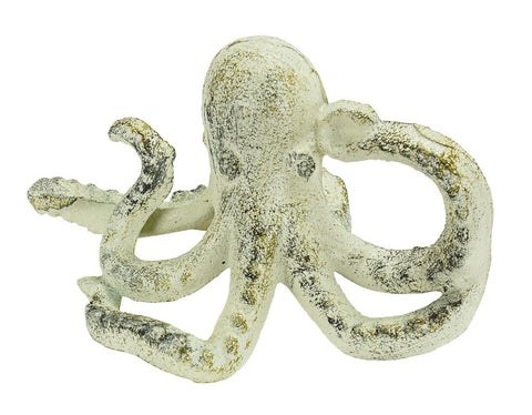 Octopus Paperweight - Antique White