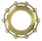 Xl Porthole Mirror W/ Rope