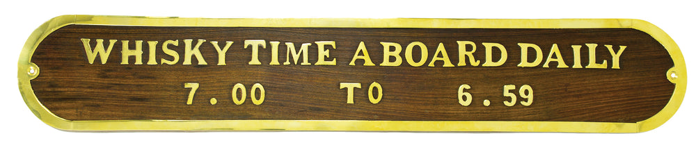 Whiskey Time Sign