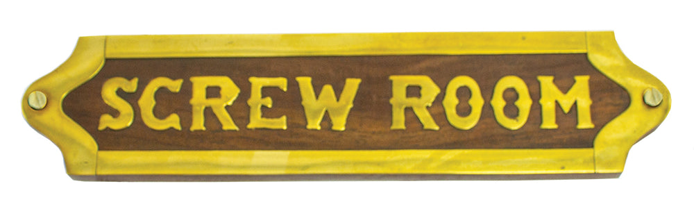 Screw Room Sign