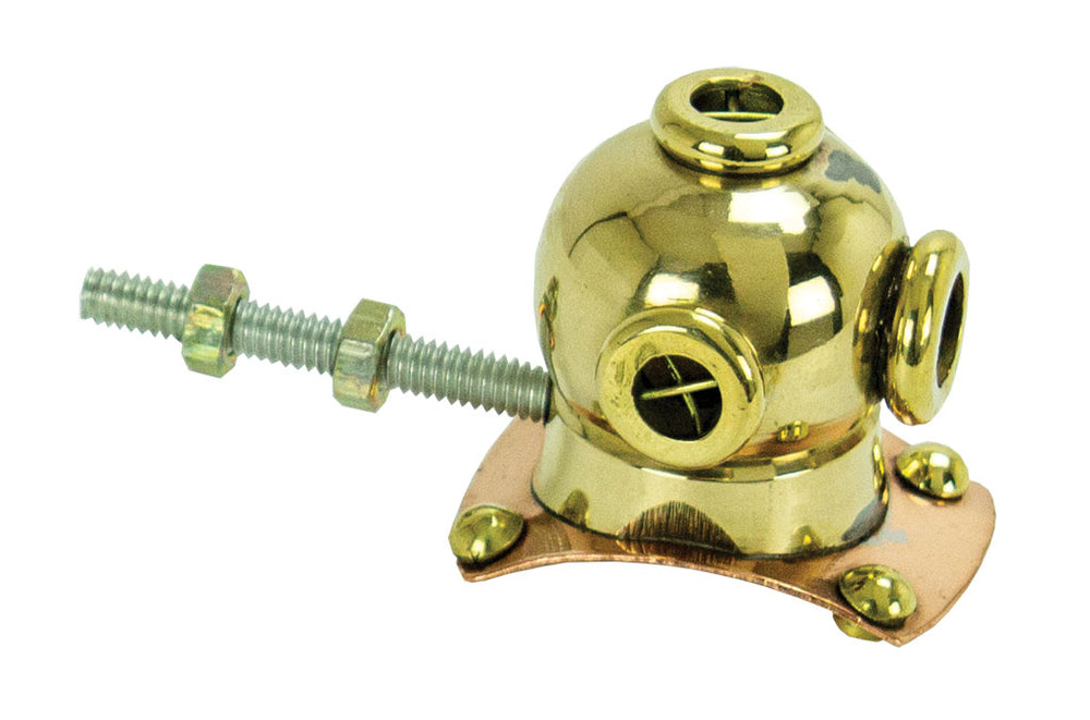 Diver'S Helmet Knob - Brass