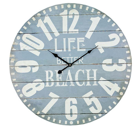Life Is Better Clock -