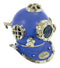 Diver’S Helmet. (Blue) With Base