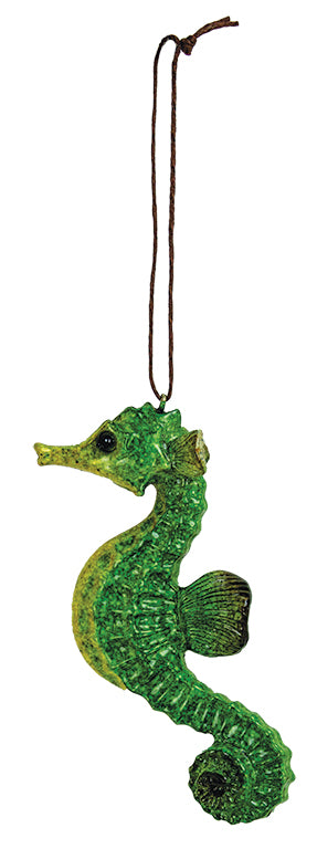 Seahorse Ornament - Green (Pkg. 6)