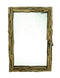 Square Driftwood Mirror