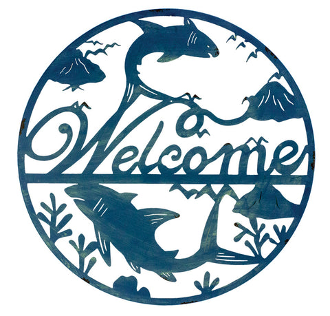 Shark Welcome Plaque