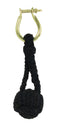 Navy Rope Knot Keychain