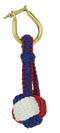 Red,White, Blue Monkey Fist K/C