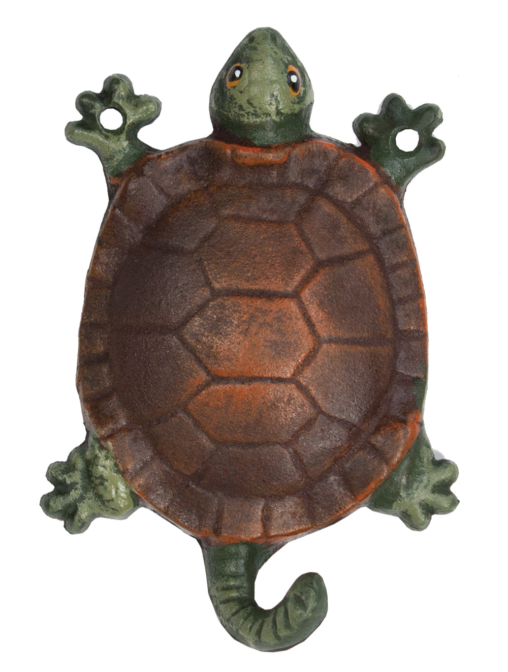 Rust & Green Turtle Hook