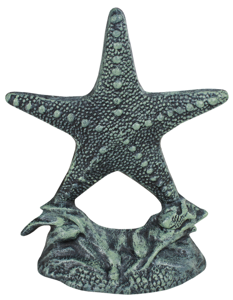 Verdigris Starfish Doorstop