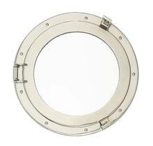 Load image into Gallery viewer, B-058 Nickel Porthole Mirror