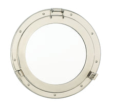 Load image into Gallery viewer, B-058 Nickel Porthole Mirror