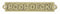 Brass Poop Deck Sign