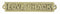 Brass Love Shack Sign