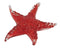 Red Glass Starfish