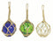 Roped Glass Buoy - Multi Colors