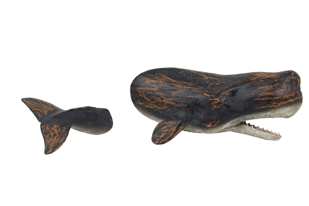 Whale Wall Decor - Resin