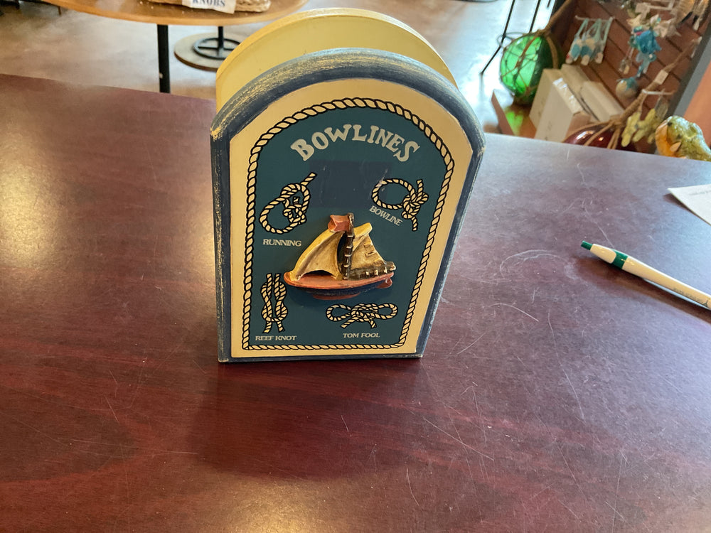 W-323 Suporte para Guardanapos/Cartas Nó de Escota