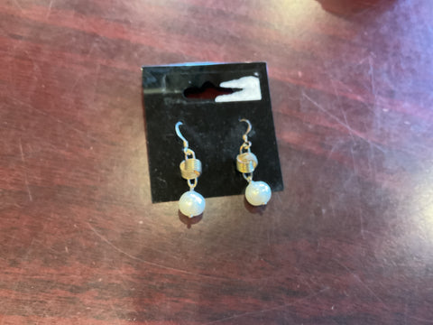 Knot Pearl Drop Earrings