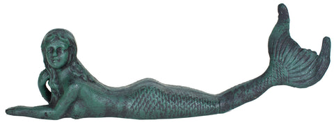 Lg. Laying Mermaid- Verdigris