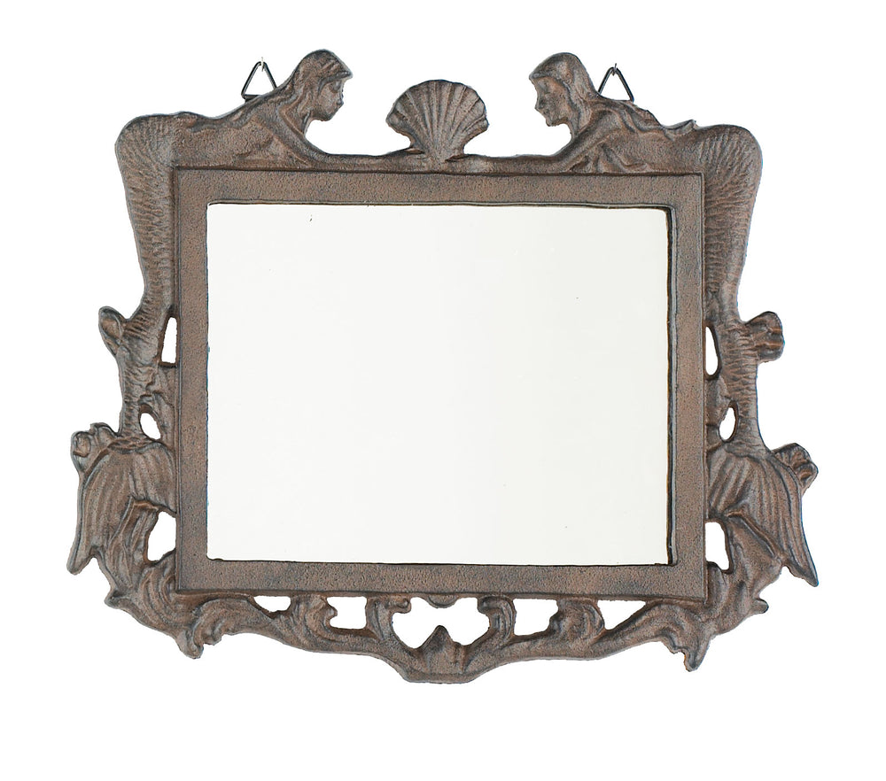Mermaid Mirror - Rust-