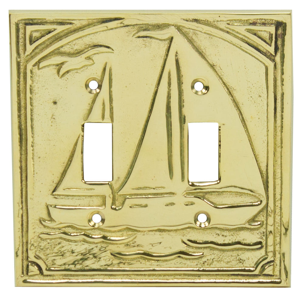 Sailboat Lighthouse Switch Plate