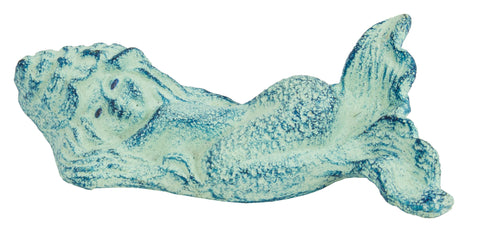 Green And Blue Small Laying Mermaid