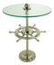 MAL-712 Glass Shipwheel Table