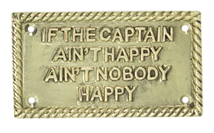 Captain Aint Happy - Brass