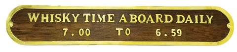 Whiskey Time Sign