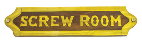 Screw Room Sign