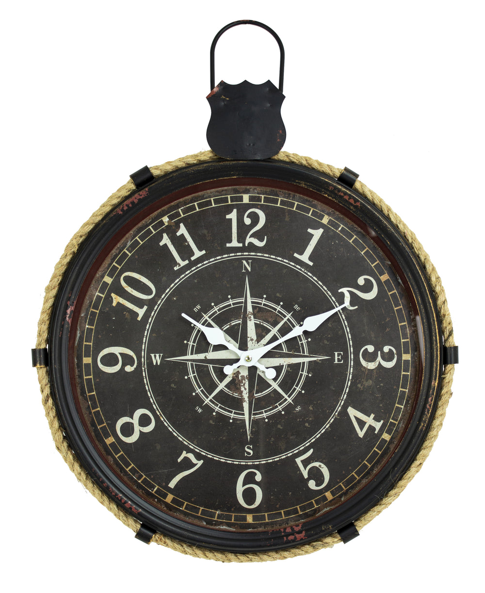 Compass Rose Clock