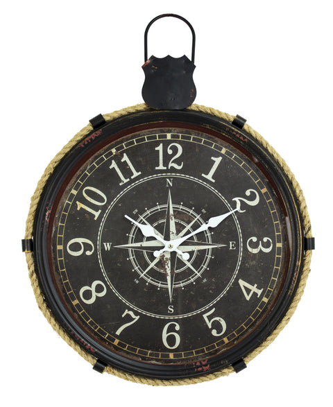Compass Rose Clock