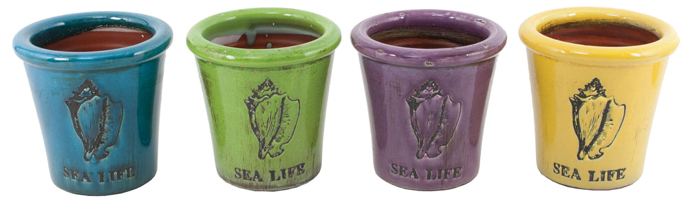 Sea Life Flower Pot