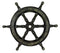 Ship's Wheel Distressed - Black