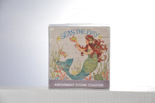 Load image into Gallery viewer, &quot;Seas The Day&quot; Mermaid Coasters
