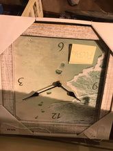 Load image into Gallery viewer, Beach Wooden Clock
