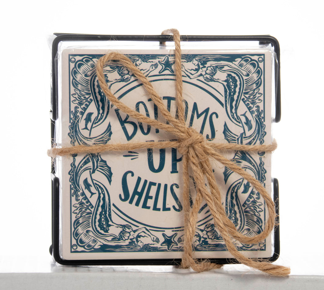 Stone Mermaid Coaster