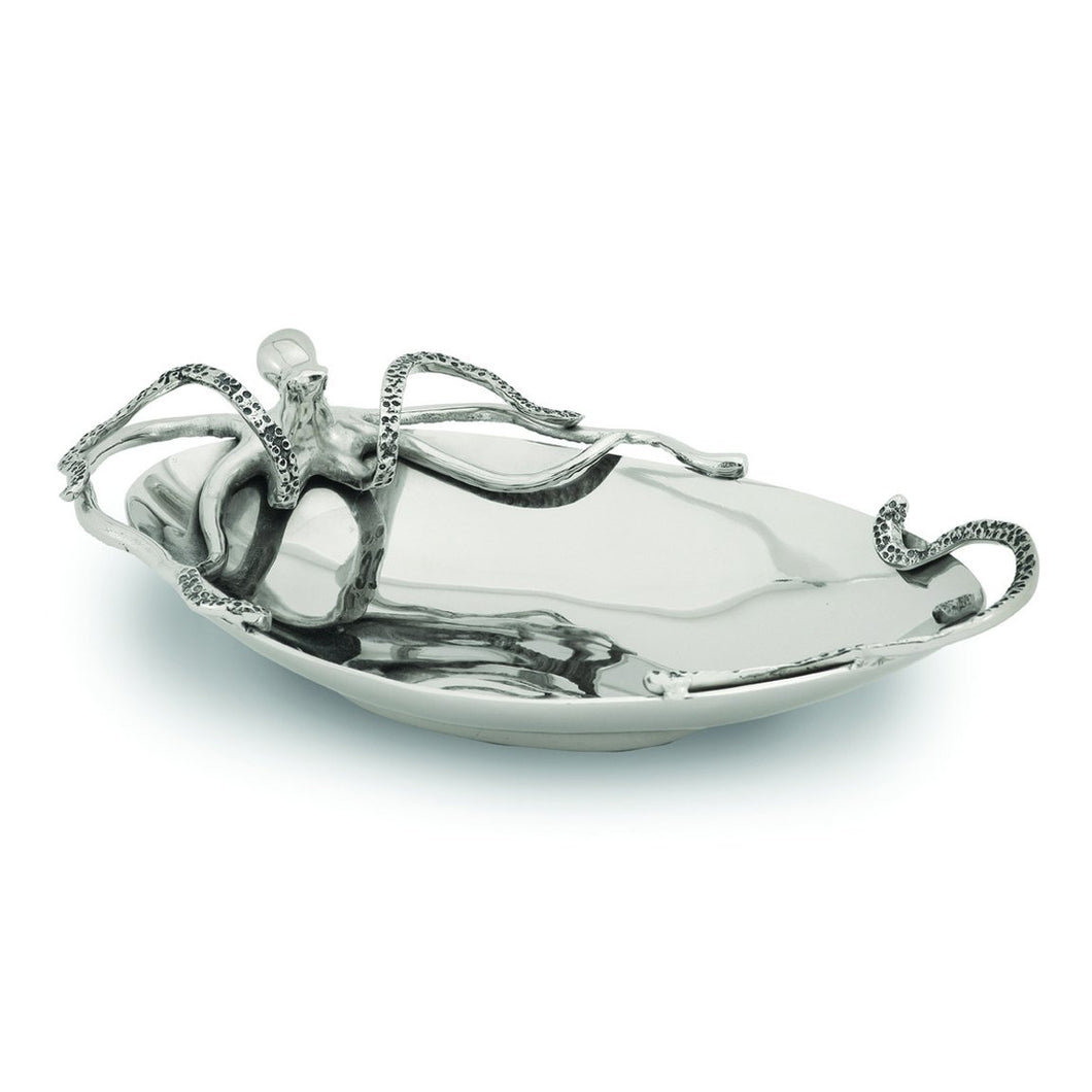 Octopus Oval Centerpiece Bowl