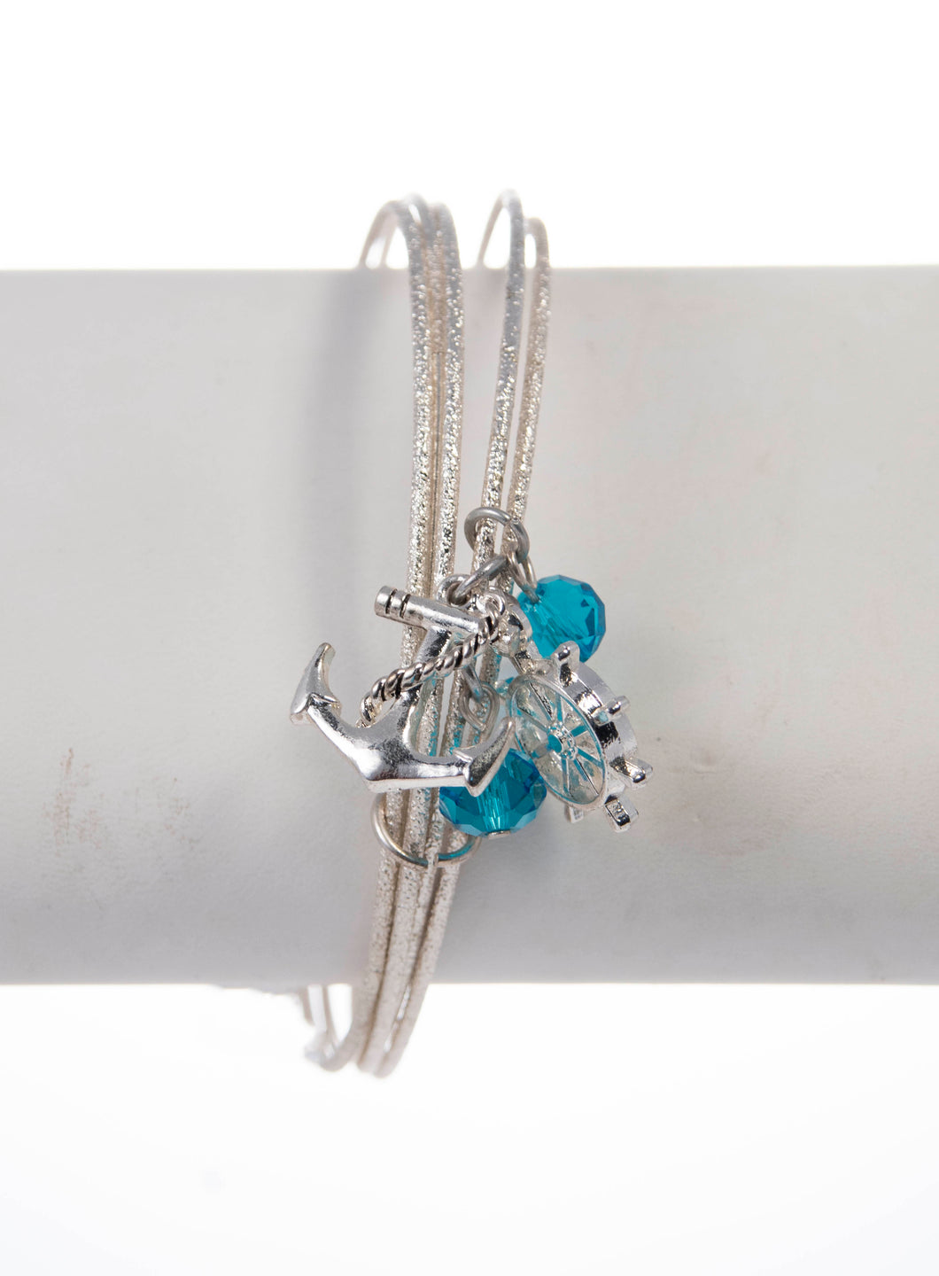 Bangle w/ Blue Anchor Stone