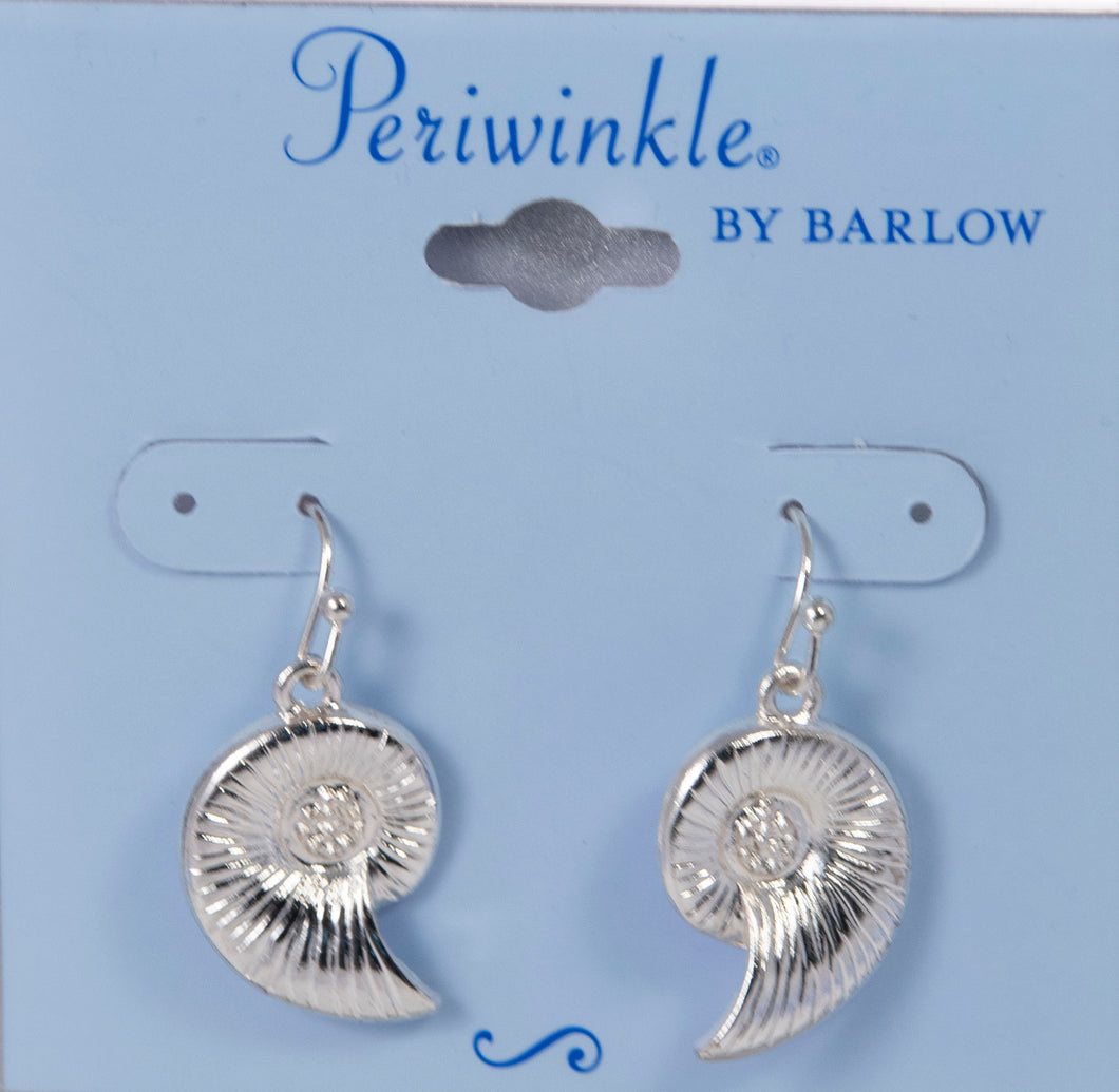 Silver Shell Earrings