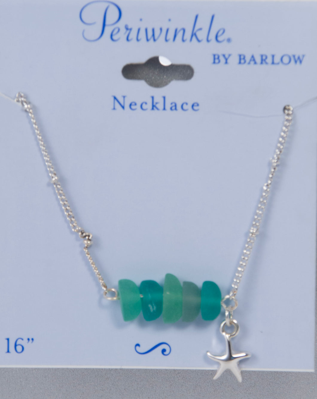 Starfish and Sea Glass Necklace