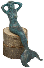 Sitting Blue Mermaid