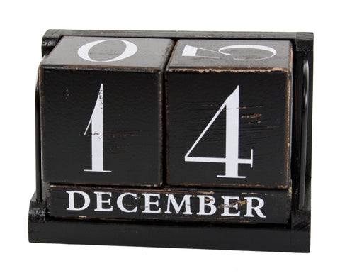 Wooden Block Calendar