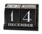 Calendário de Blocos de Madeira