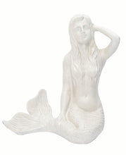 Load image into Gallery viewer, A-558 Large Cream Sitting Mermaid
