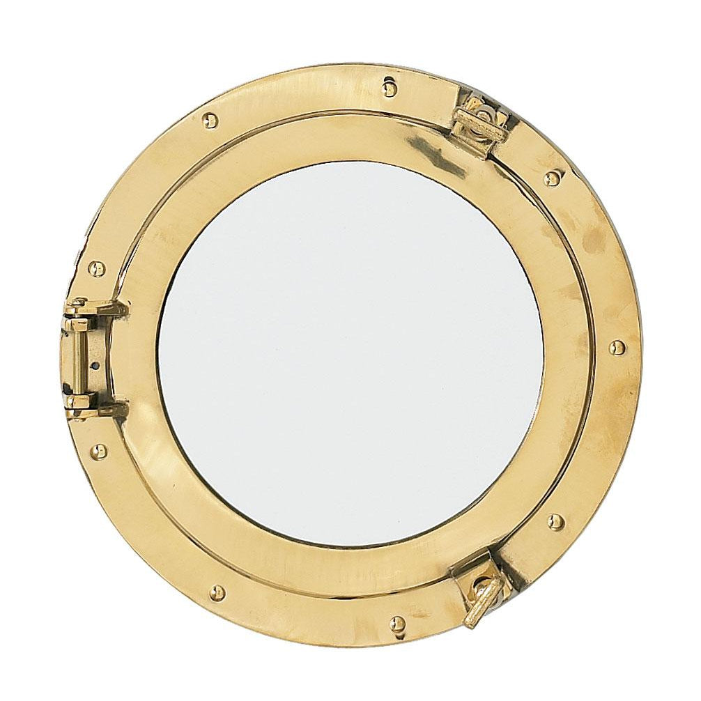 Brass Porthole Mirror