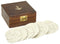 Anchor Box & 4 White Coasters