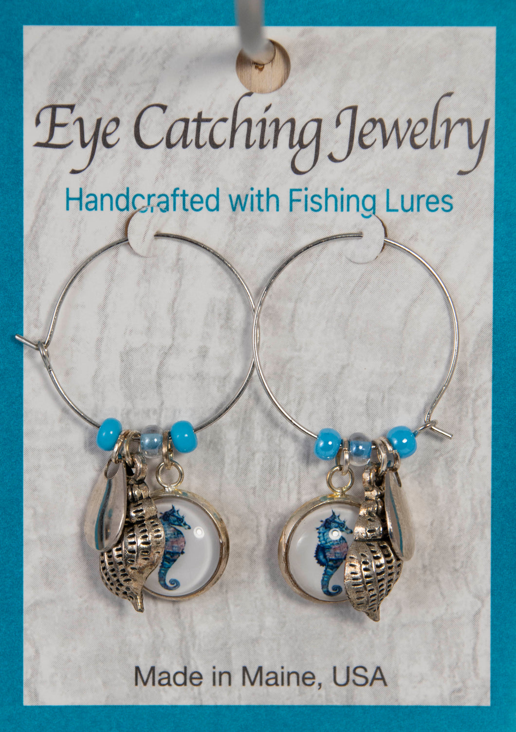 Seahorse, Mermaid, Starfish, Lure Earrings